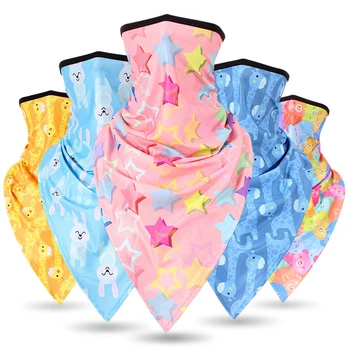 

Cute Cartoon Printed Tubular Balaclava Cycling Face Mask Breathable Neck Gaiter Sunscreen Hiking Bandanas Outdoor Sports Mask