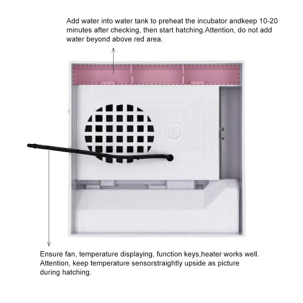 Automatic-4-Mini-Egg-Digital-Incubator-Small-Poultry-Breeding-Machine-Temperature-Control-Incubator-for-ChickenDuck-Birds.jpg Automatikus 4 Mini Tojás Digitális Inkubátor Kis Baromfi -Tenyésztő Gép Hőmérséklet -Szabályozó Inkubátor A Chickenduck Madarak Fürjéhez - Image 4
