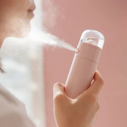 Whale USB 2 in 1 Humidifier Mini Telescopic Fan Portable Silent Handheld Summer Personal Cooling Water Spray Fan for Outdoor