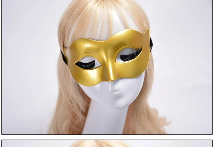 Новинка, 10 шт./лот,, Маскарад на Хэллоуин, красивый окрашенный шар для макияжа, маска лисы на половину лица