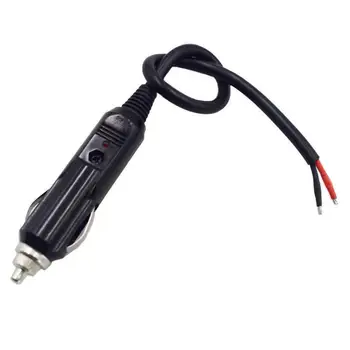 

Adeeing Auto Car Male Cigarette Lighter Socket Connector Plug 12V 10A W/ LED + Fuse Car Accessories