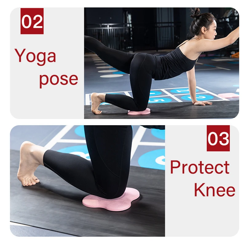 Yoga Portable knee pads Non-slip Wrist Hips Hands Elbows Balance Support Pad for Plank Pilates Fitness Yoga Exercise Protective