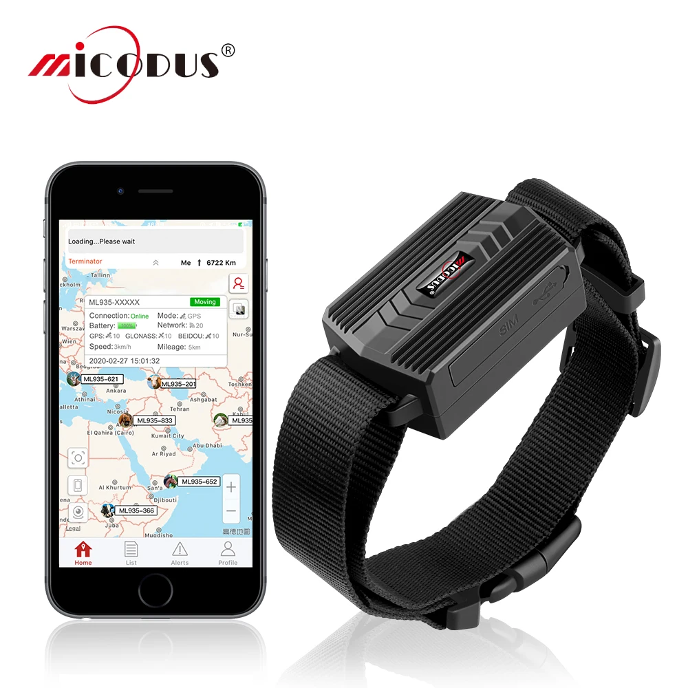 MiCODUS GPS трекер для собак собака овец коровы 3000 мА/ч водонепроницаемый домашних