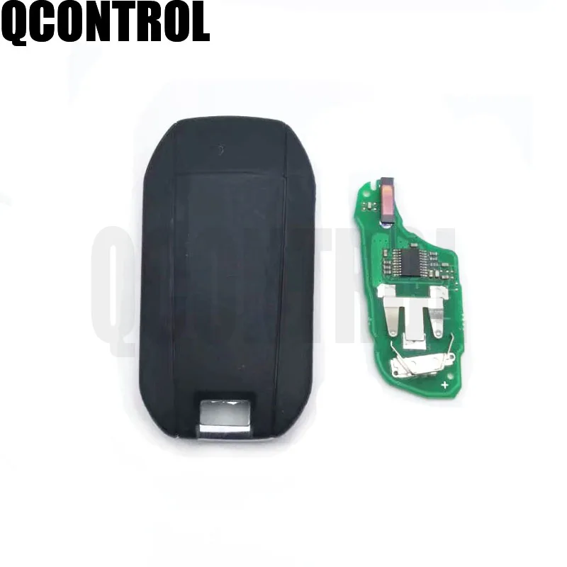QCONTROL автомобиль дистанционного ключа для peugeot 208 2008 301 308 3008 408 4008 508 5008 Hella 434 МГц HU83 лезвие