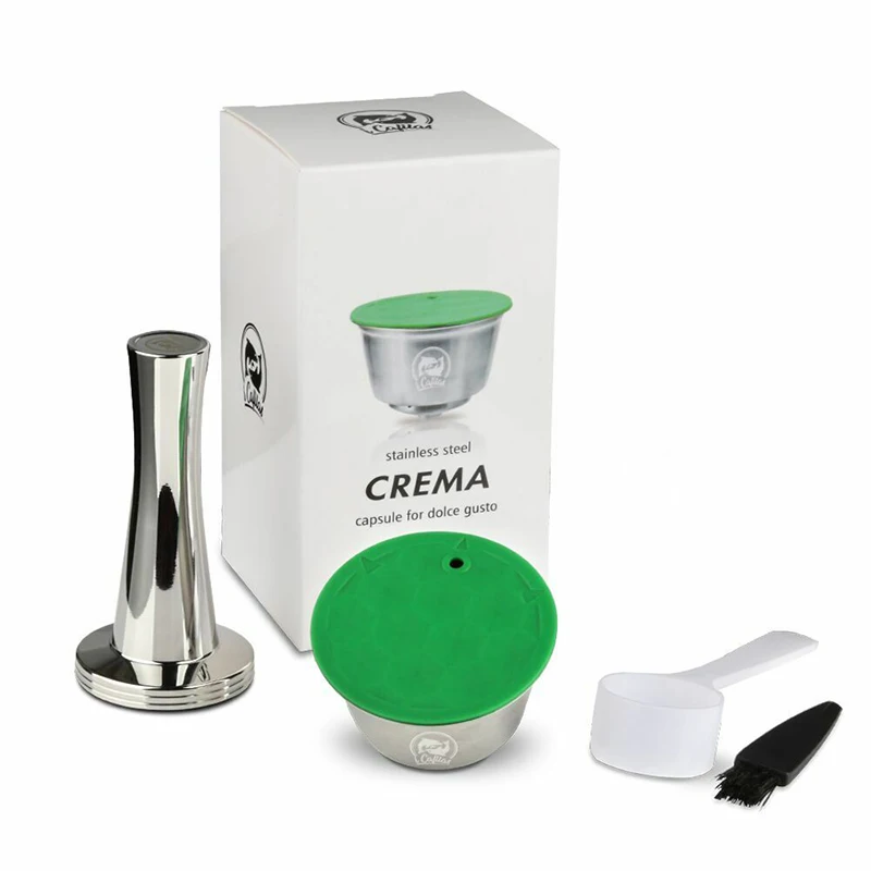 

Stainless Steel Reusable Refillable Coffee Capsule Kit For Nescafe Dolce Gusto Mini Me, For Piccolo Tools