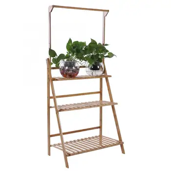 

Multifunctional Multi-layered Wooden Storage Rack Potted Plant Household Office Wall Shelf Sundries Hanger Organizer Storage Box