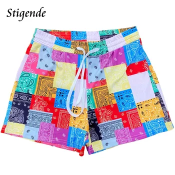  Paisley Print Summer Beach Shorts 6