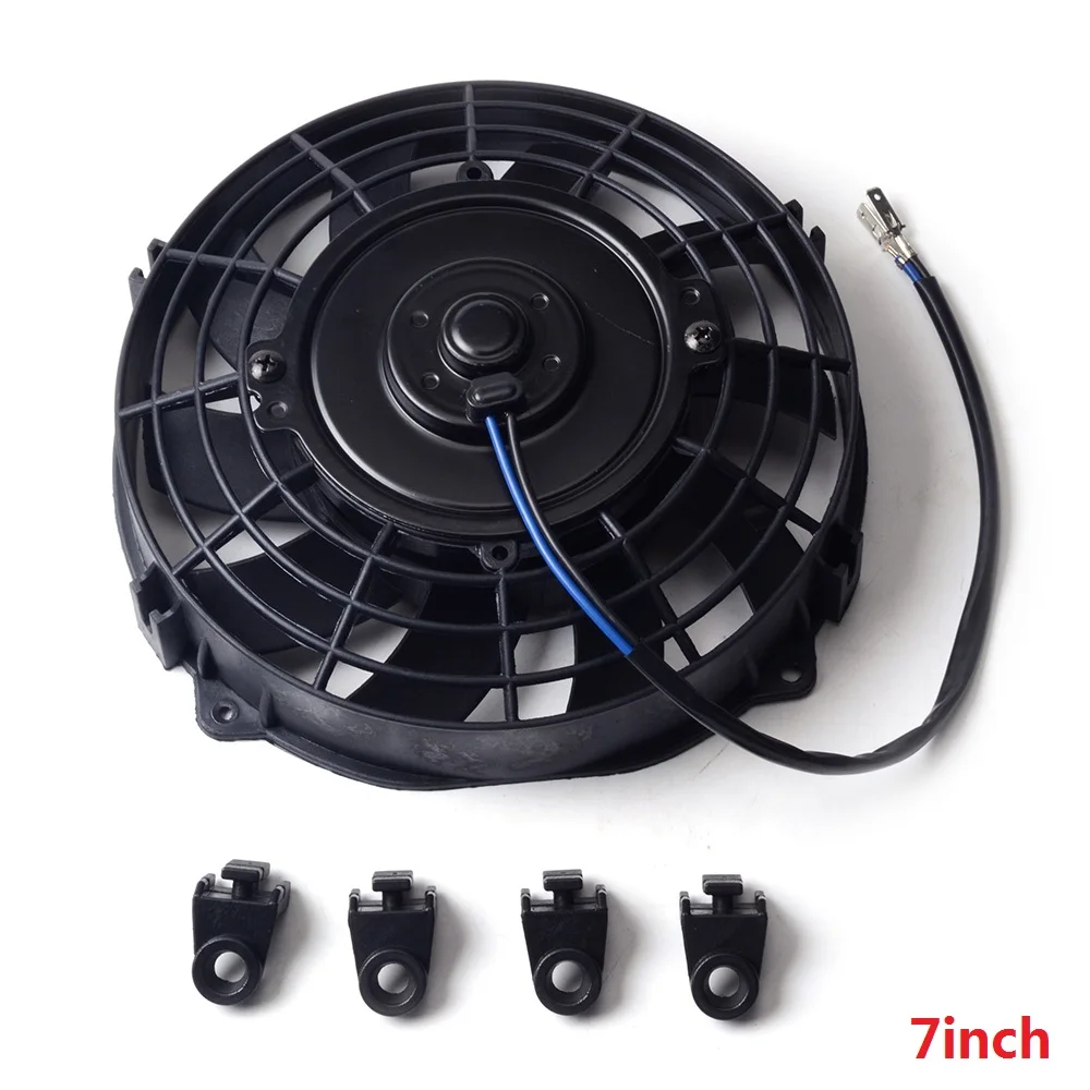 UNIVERSAL 12/" inch Universal Electric Radiator Fan New with mounting kit black