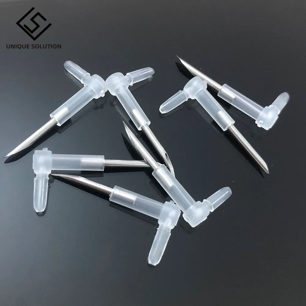 DIY CISS L Bend Elbow With Long Steel Sharp Needle Ink Tube Elbow CISS Hose Elbow Tube Connector Elbow Length 27MM (3)