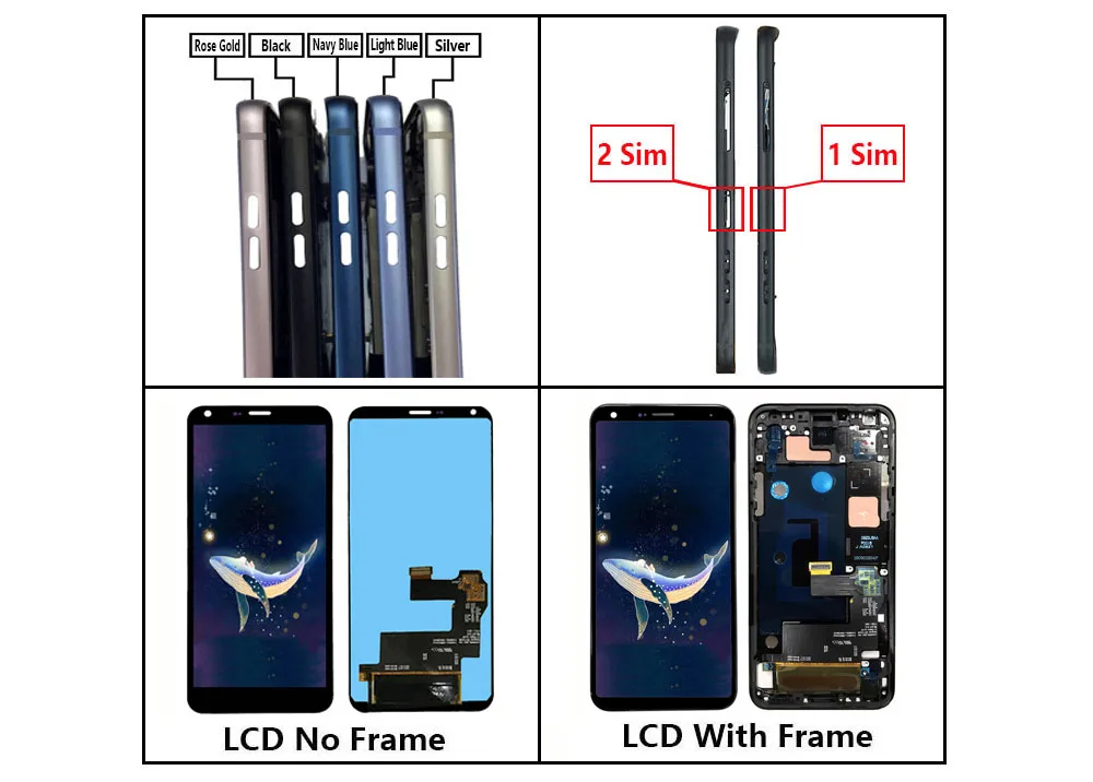 Ceny Dla LG Q7 Q7 + Q610 Q610MA Q610TA Q610YB CV5A Q610EA MT6750S Q610NM Q610EQ Q610M wyświetlacz LCD montaż digitizera ekranu dotykowego