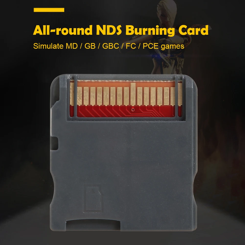 Карта памяти для видеоигр R4 с адаптером карт Nintendo NDS NDSL MD GB GBC FC PCE | Электроника