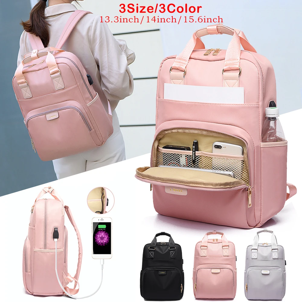 Litthing Laptop Backpack For Women 2020 Waterproof Oxford Multi Pocket Travel Backpacks Large Capacity School Bag For Teenage