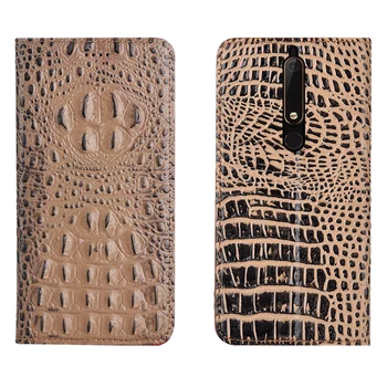 

Business Natural leather flip case card slot holder for Nokia 6 2018/Nokia 6/Nokia 6.1 Plus phone case coque standing flip capa