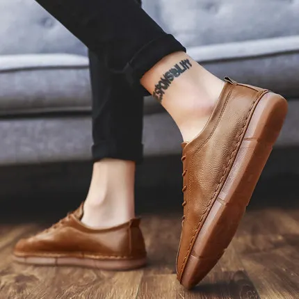 Новинка 2019 осенняя мужская обувь британская деловая повседневная трендовая