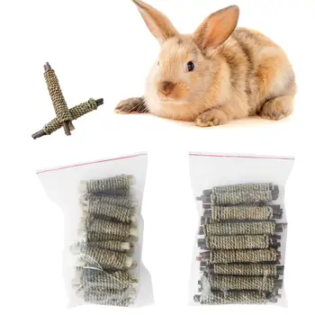 

100g Hamster Chew Sweet Bamboo Stick Tree Branch Chinchillas Rabbit Cleaning Teeth Treat Molar Dental Health Chew Toy