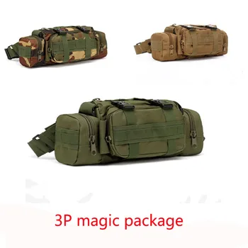

3p attack pockets men's Velcro pockets shoulder bag CS combat multi-function tactical pockets Messenger bag camera bag
