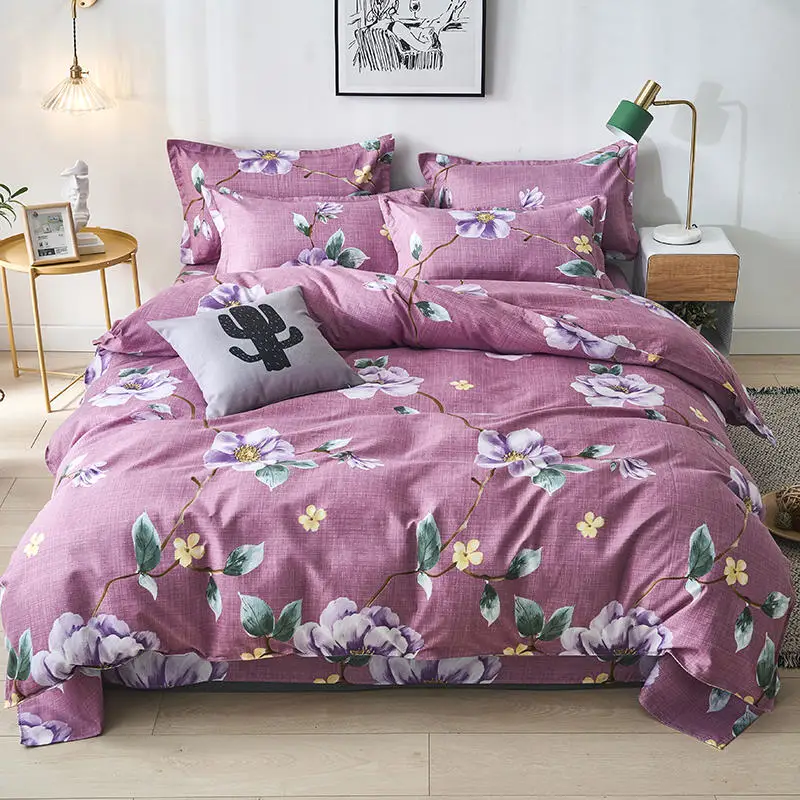 Комплект постельного белья серии Dream flowers, красивый комплект постельного белья для девочек, постельное белье, Одуванчик, шлифованный домашний текстиль, односпальная/двуспальная кровать, одеяло