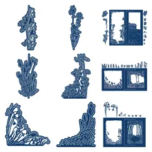 

2022 New Spring Symphony Florals Patterns Cutting Dies Diy Embossed Paper Greeting Card Album Diary Scrapbooking Decoration Mold
