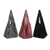 Women Sequin Single Shoulder Fashion Hand Carrying Single Shoulder Environmental Shopping Bags ► Photo 1/6