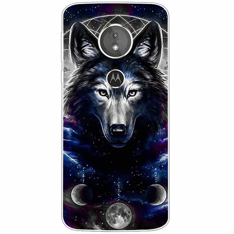 Animal Design TPU Soft Silicone Clear Case for Motorola Moto G6 Series