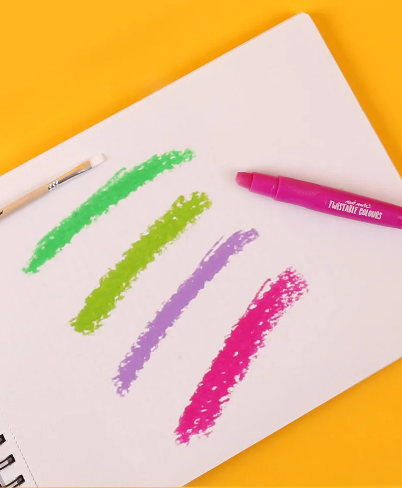 Conjunto de Lápis para Crianças Macias para Pintar Artigos de Papelaria Artigos de Arte Cores Óleo Pastel Desenho Crianças Secas 12 - 24 36 12 Material escolar e de escritório