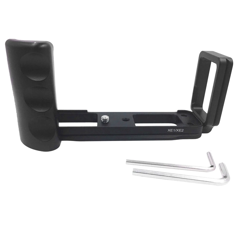 

FULL-NEWYI Metal QR Quick Release L Plate Bracket Camera Mount Vertical Grip for FUJIFILM Fuji XE1/XE2 HandGrip