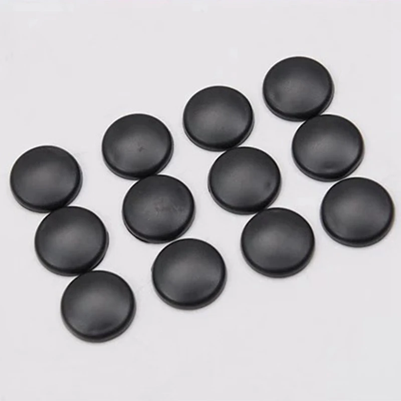 

12 Pcs Door Screw Protective Cover Door Screw Protective Cover Rust-proof Cover-Door Screw Protective Cover Black