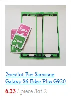 Черный для Samsung Galaxy S6 S7 edge S8 S8+ S9 S9+ Plus Note 8 9 передняя внешняя стеклянная линза с сенсорным экраном сменная панель для ремонта