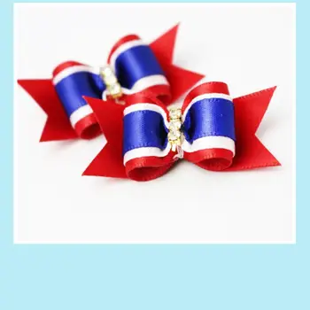 

28Pcs Christmas Small Puppies Collar Attachment Bow Ties Cat Dog Bowties Charms NEW