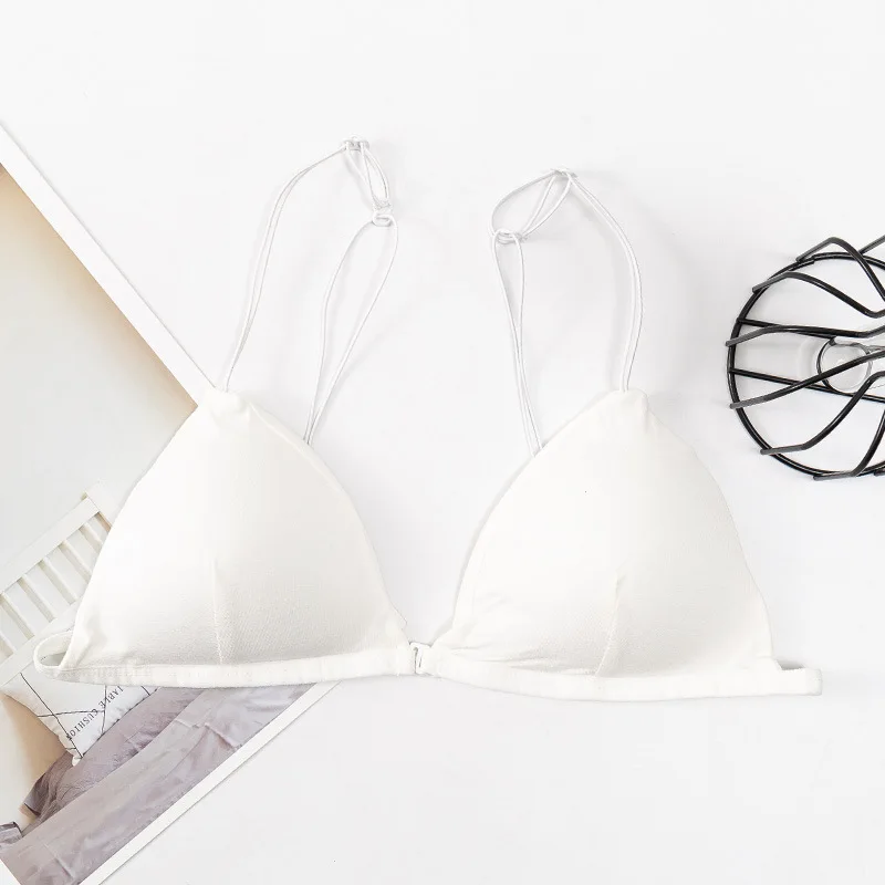 3D Sexy Lingerie Sport Bra Top Bra Push Up Bralette Brassiere Women Underwear front button girl sports triangle bowl bra vest
