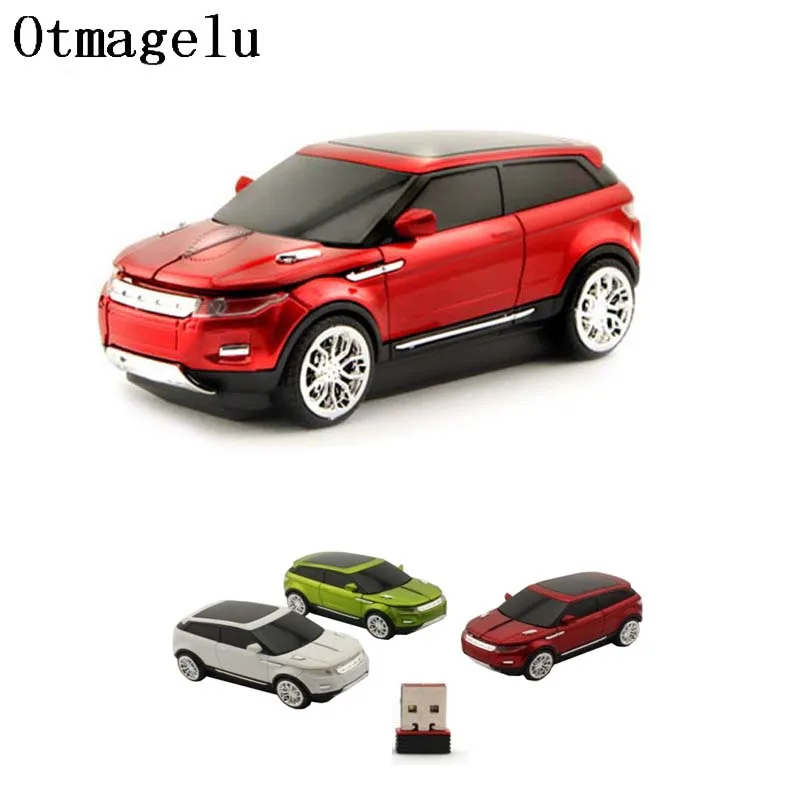 Мышь компьютерная беспроводная оптическая в форме автомобиля 1600 DPI 2 4 ГГц |