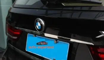 

Steel Rear Trunk Tailgate molding trim STRIP Chrome For BMW X5 F15 2014-17
