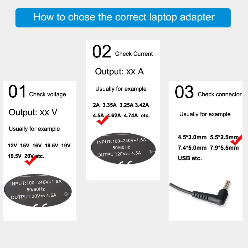 Kingsener 20V 4.5A AC Adapter Laptop Charger For Lenovo IdeaPad Z475 Z480 Z485 Z500 Z510 Z560 Z565 Z570 Z575 PA-1900-56LC