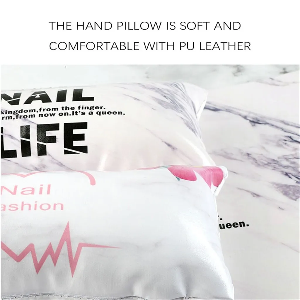 Nail Set Hand Pillow Wrist Pillow Sponge Leather Folding Hand Pillow Pad Nail Equipment Soft material function professional nail