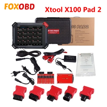 

XTOOL X100 PAD2 Car Key Programmer Code Reader Auto OBD 2 EPB EPS Odometer Correction Automotive Diagnostic Tool Software Update