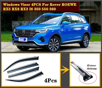

4pcs Set 2007-2020 OEM For Rover ROEWE RX5 RX8 RX3 Stainless steel window Visor Shade Vent Wind Rain Deflector Guards Cover