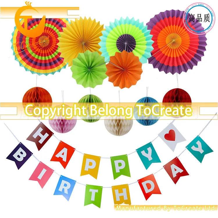 

AliExpress Suit Paper Fans Spend Honeycomb Ball DIY Folding Circular Birthday zhi qi Party Decoration