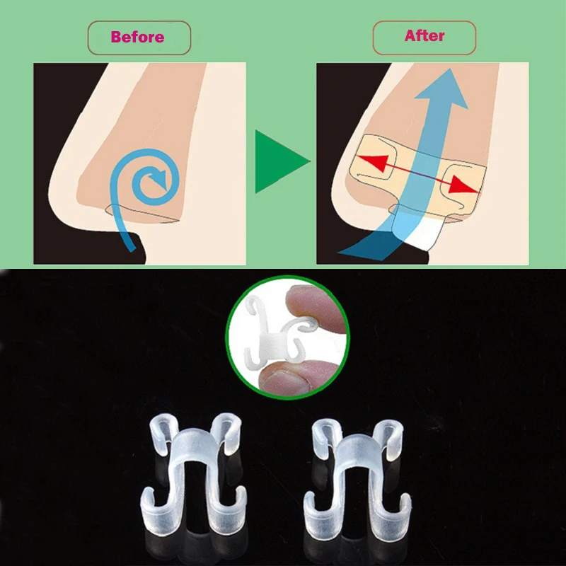 Stop Snoring Nose Clip Anti Snoring Device Apnea Nose Breathe Clip for Sleep Aid Healthy Care