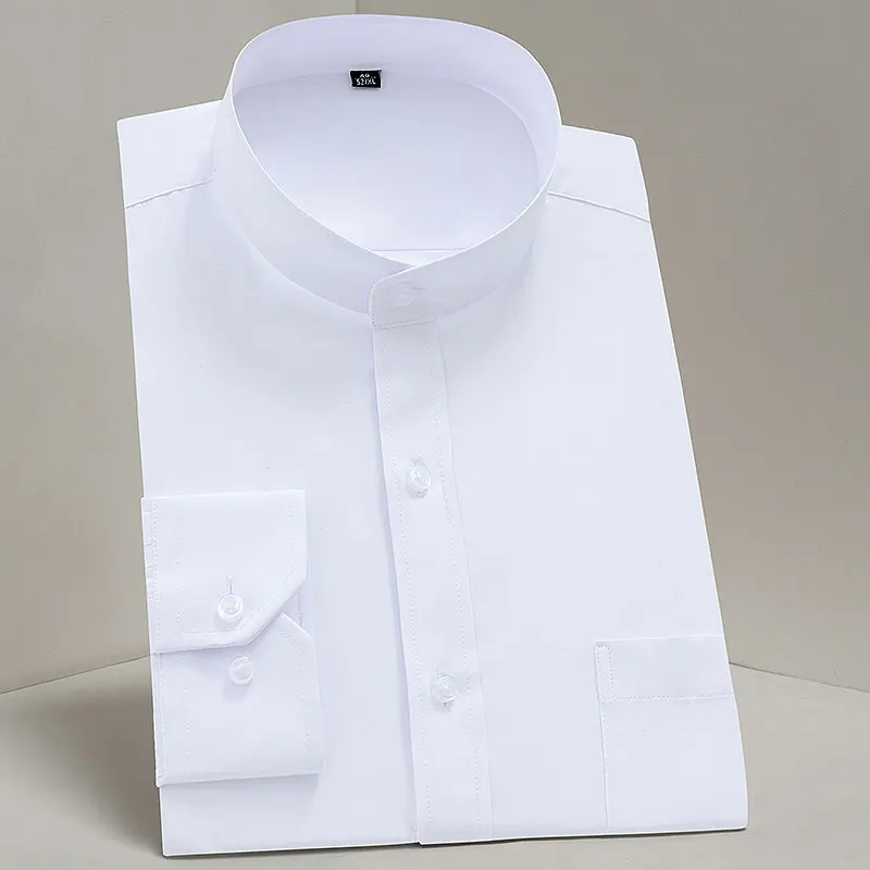 Fashion Formal Shirts Long Sleeve Shirts H&M Long Sleeve Shirt white business style 