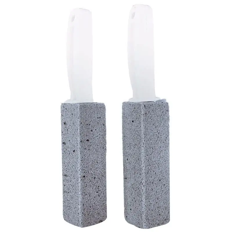 

Natural Pumice Stone Cleaner Brush Toliets Bowl Ring Remover for Cleaing Hard Water Residues BBQ Pool Stain Rust A69D