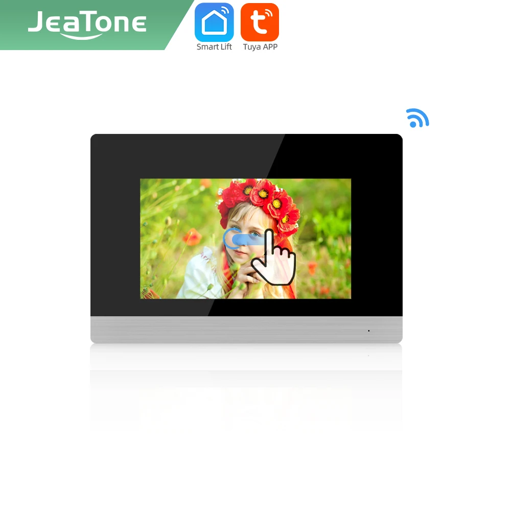 Видеодомофон Jeatone Tuya smart устройство для домашней системы безопасности 7 дюймов Wi Fi