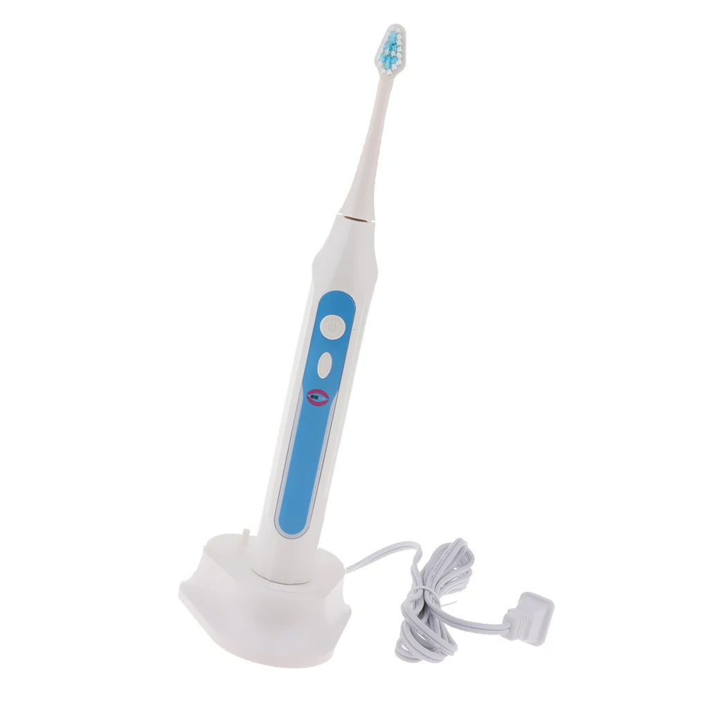 Electric Oral Care Toothbrush Hygiene +3 Tooth Brush Heads - US Plug - with Toothbrush Base