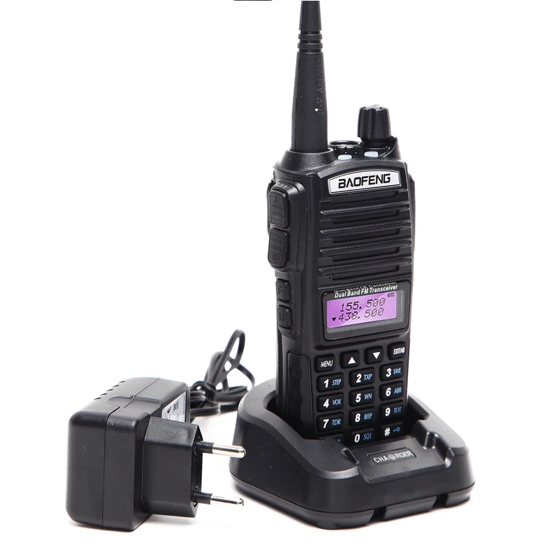 2 шт. BaoFeng UV-82T трехдиапазонная рация 136-174 МГц 220-260 МГц 400-520 МГц amatuer двухстороннее портативное радиоприемник UV-82 uv82