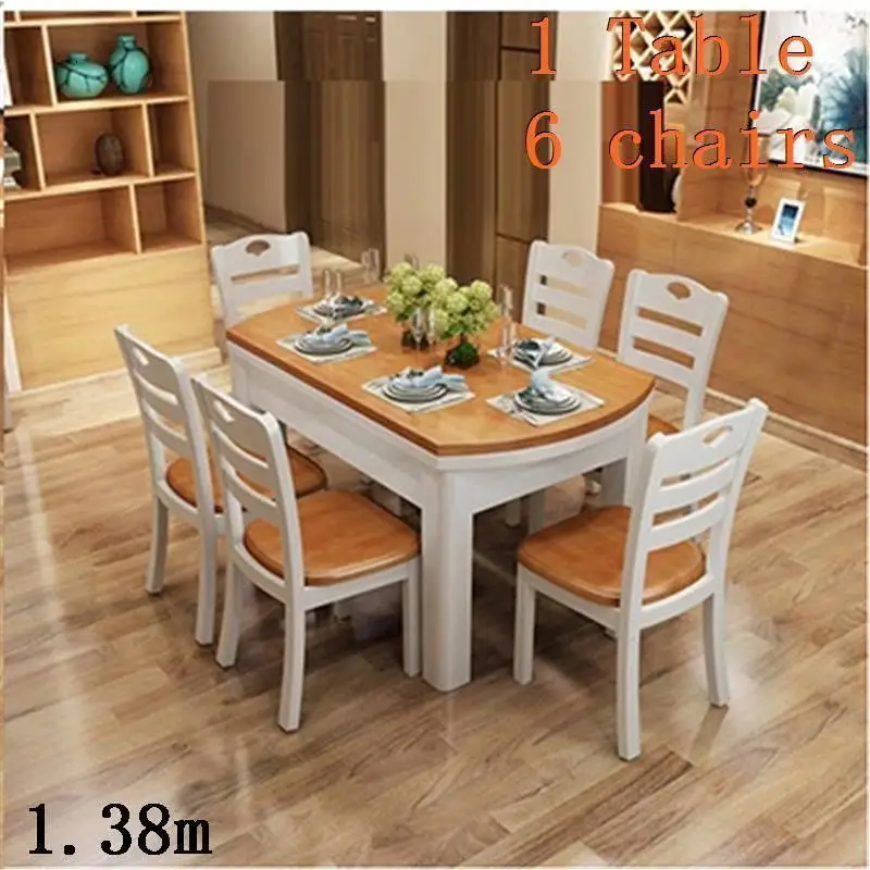 Mueble Comedor A Langer Tavolo Piknik Masa Sandalye Redonda Dinning Set Marmol винтажный стол для столовой