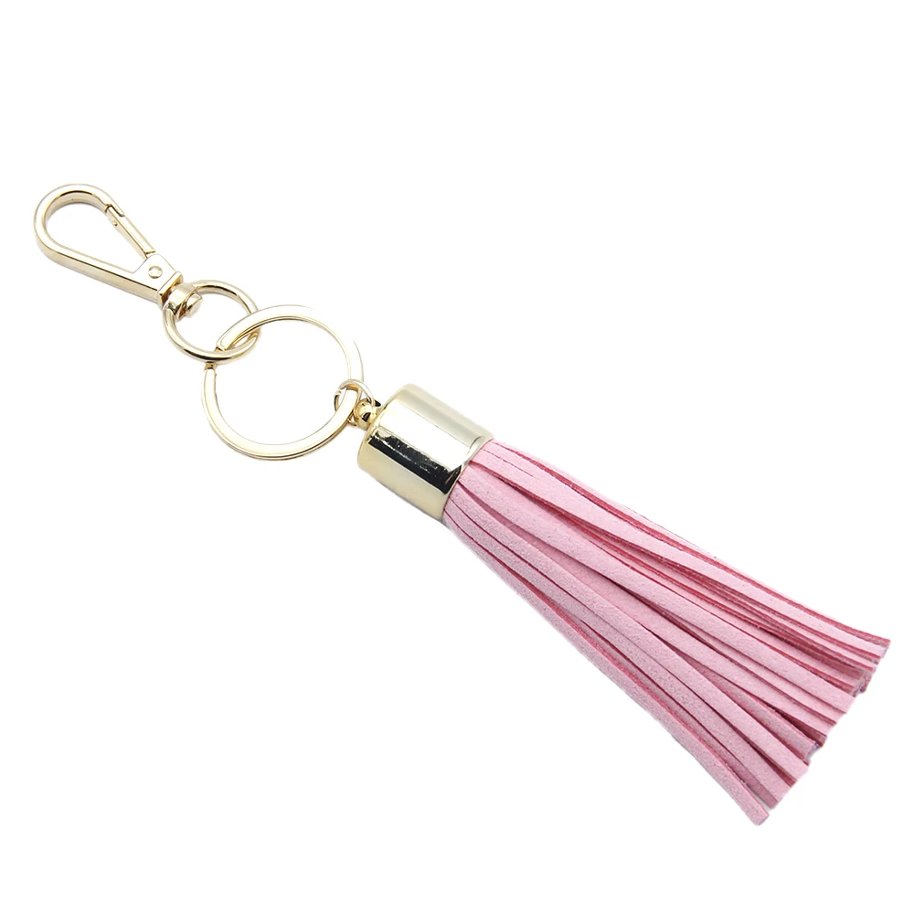 David accessories Лидер продаж из искусственной кожи брелок с кистями для Для женщин кожаный брелок мешок, 1Yc7654 - Цвет: 1086995004