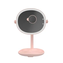 LED Selfie Flash Light RK22 Fill Lighter with Makeup Mirror Magnifying Mirror Press Button 180 Rotary Stand Bed Lamp for Women Skin Care Tool LED Selfie Flash Light RK22 Fill Lighter with Makeup Mirror Magnifying Mirror Press Button 180 Rotary Stand Bed Lamp for Women Skin Care Tool
