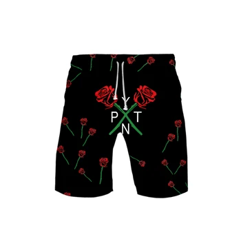 

Roses Surround Payton Moormeier Beach Pants Summer Shorts Cute 3D Cool Cartoon Soft Plus Size Board Shorts Casual Men Kpop