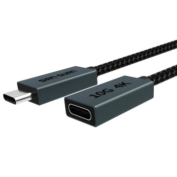 

PD 100w 5A Fast Charge Extension Cable USB 3.1 Gen2 CType Male To Type C Female Extension Cable For Mac Pro Samsung S10 Huawei
