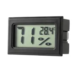 Мини цифровой ЖК-датчик температуры измеритель влажности термометр гигрометр измерительный датчик белый/черный