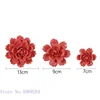 Creative Ceramic Flowers Peony Background Wall Hanging Decoration 3D Relief Handmade Ceramic Crafts Living Room Background Wall 5